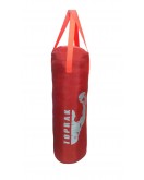 Boks Torbası Eldiven, Karabina ev Bandaj Hediyeli İçi Dolu 60x22cm Kırmızı