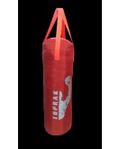 Boks Torbası Eldiven, Karabina ev Bandaj Hediyeli İçi Dolu 60x22cm Kırmızı