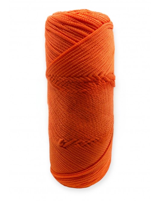 Makrome İpi 3mm Polyester Turuncu Simli