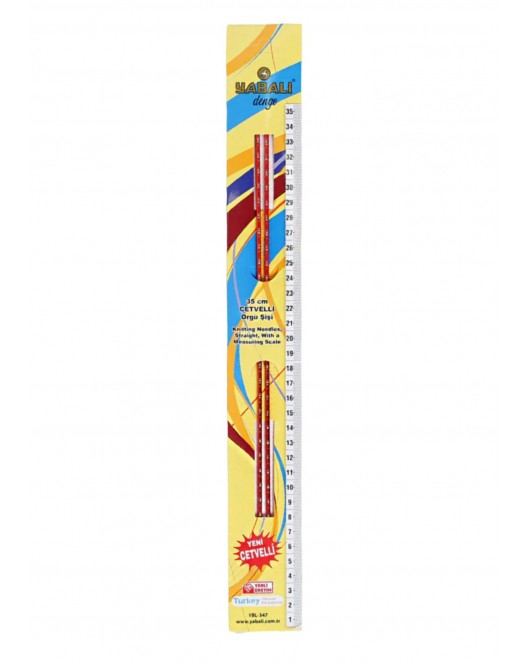 Örgü Şiş Cetvelli 3,5 Numara 35 cm