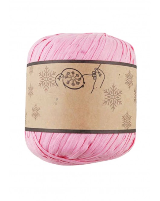 Rafya İp 50 gr Pembe