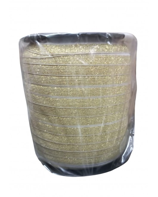 Çamaşır Lastiği Düz 1 cm 75 Metre 1 Top Gold