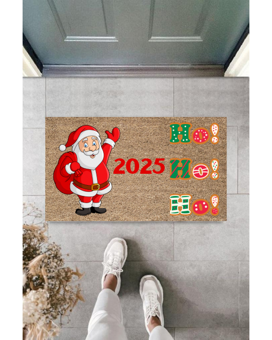 Kapı Önü Paspası Yeni Yıl 2025 Özel Tasarım Model 64