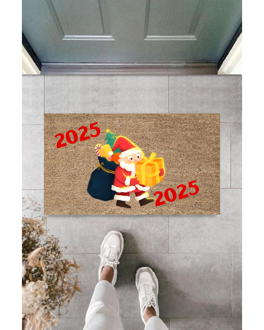 Kapı Önü Paspası Yeni Yıl 2025 Özel Tasarım Model 67