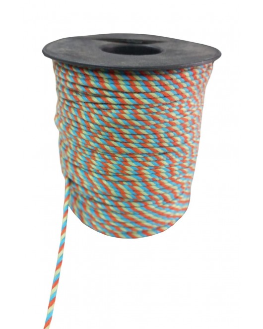 Bileklik ipi, Hediye Paketleme ipi, Şans, Bereket, Aşk, Şifa, Güç 10 mm Pamuk 10 metre Yeşil