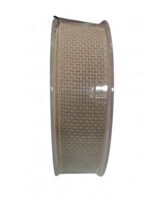 Keten Kurdele 25 mm Bej 1 Metre