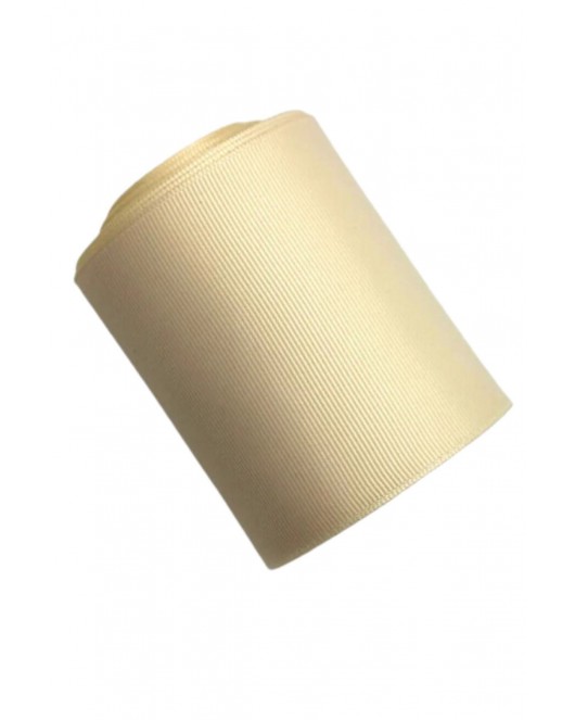 Grogren Kurdele 1 cm 10 Metre Krem