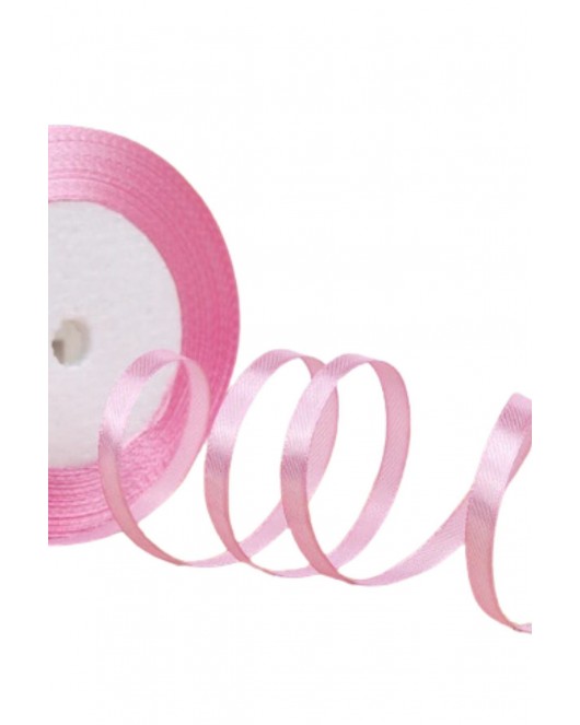 Saten Kurdele 3 mm Pembe 1 Metre