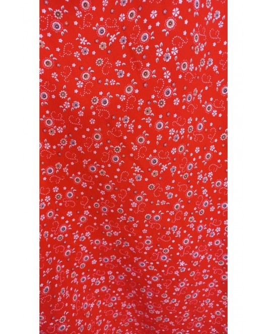 Viskon Kumaş Desenli En 150 cm 1 metre Desen 16